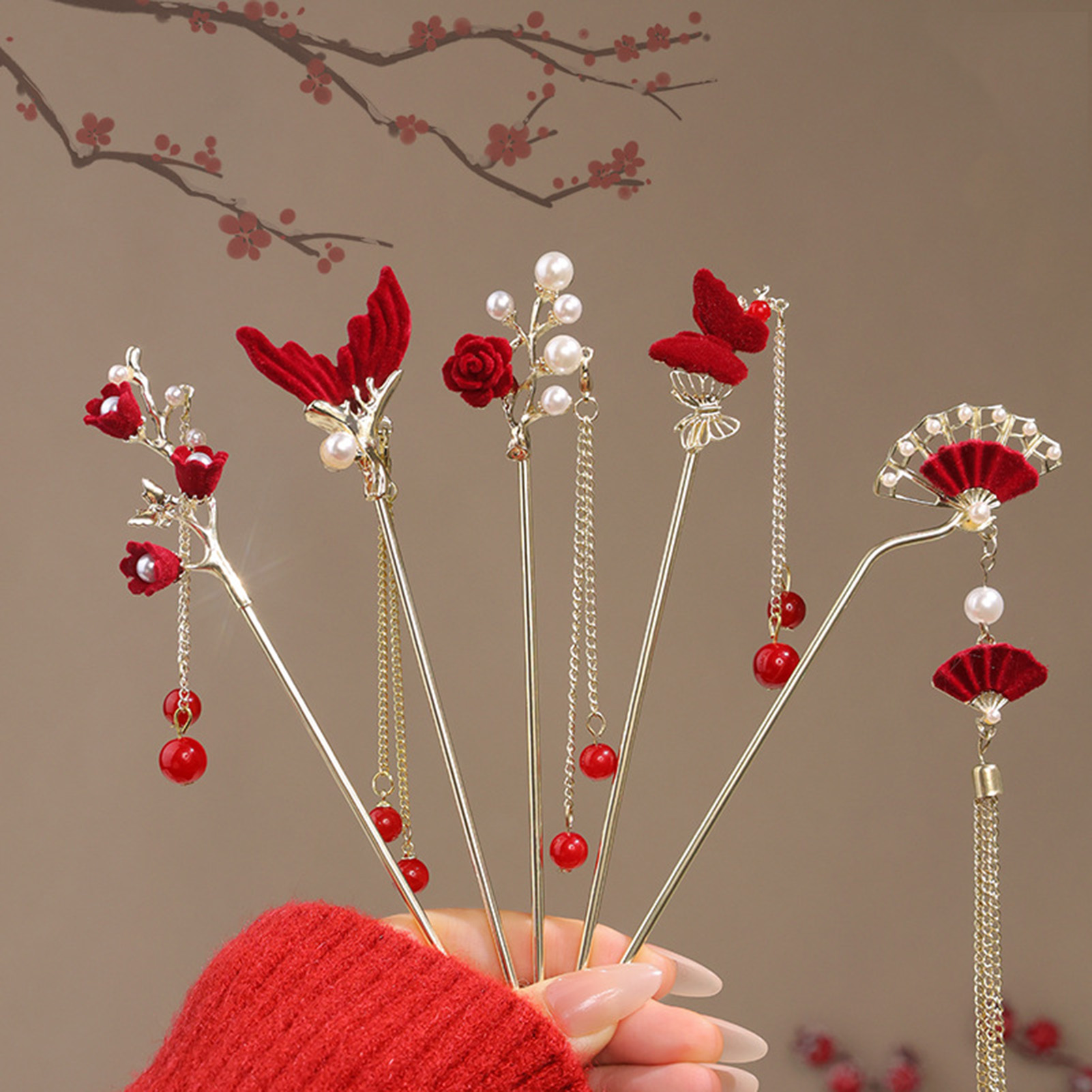 Supply Florist - Fermaglio per capelli a forma di