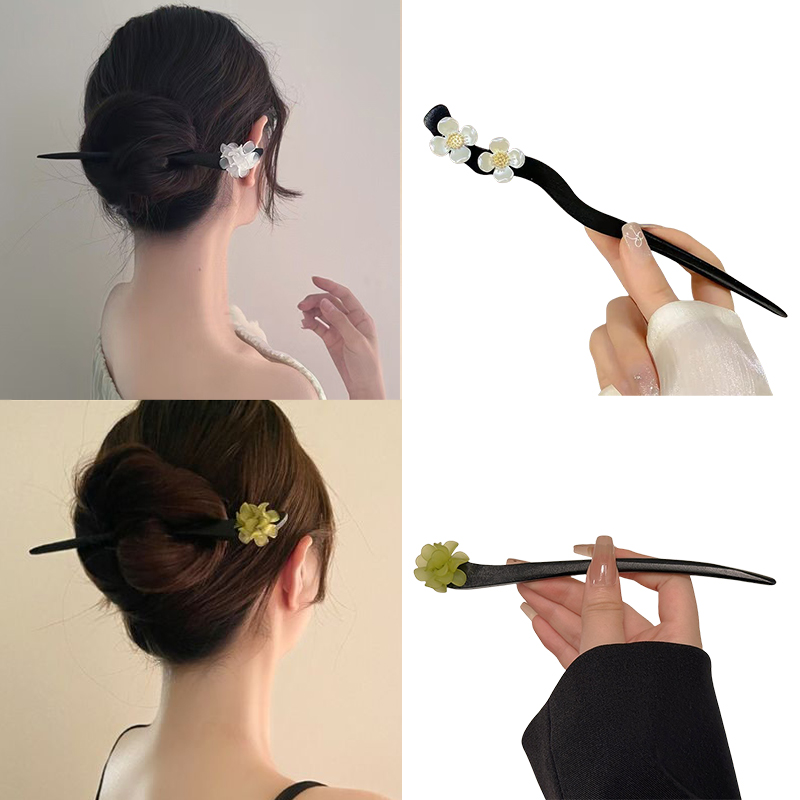 Supply Florist - Bastoncini per capelli con fiori in